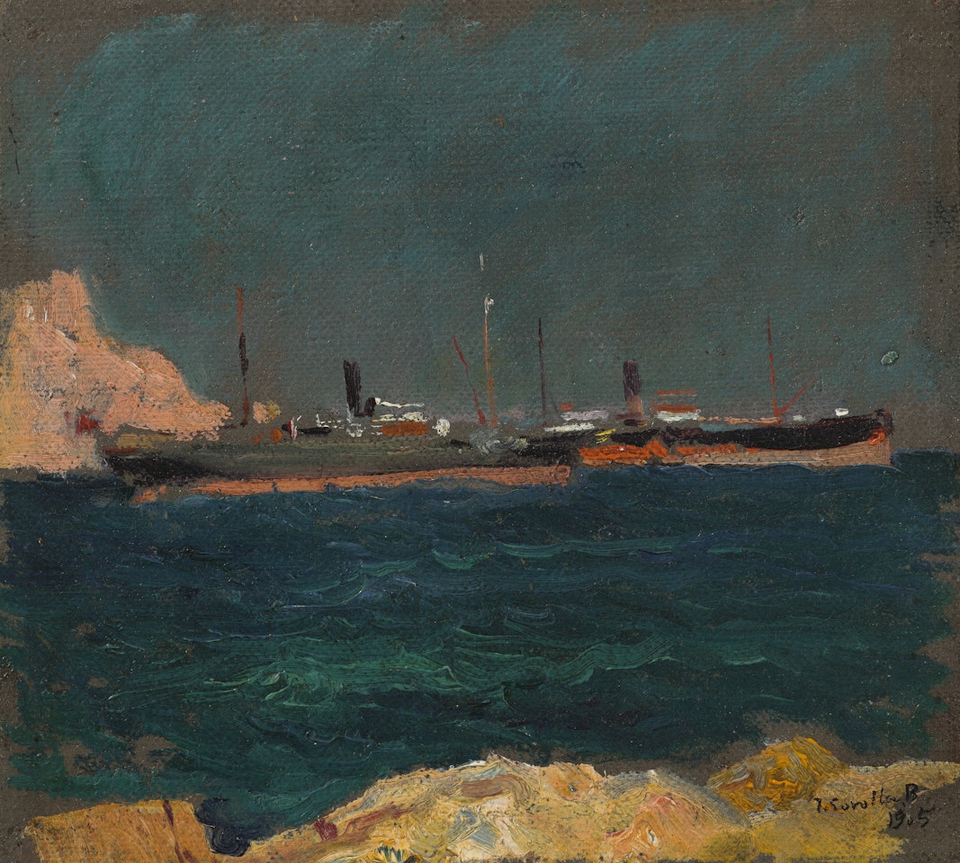 Puerto de Jávea by Joaquin Sorolla Y Bastida