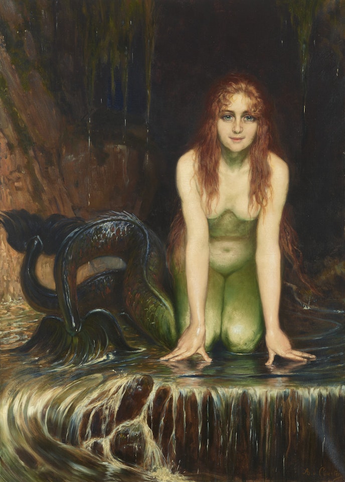 Die Nixe by Comte Angelo de Courten