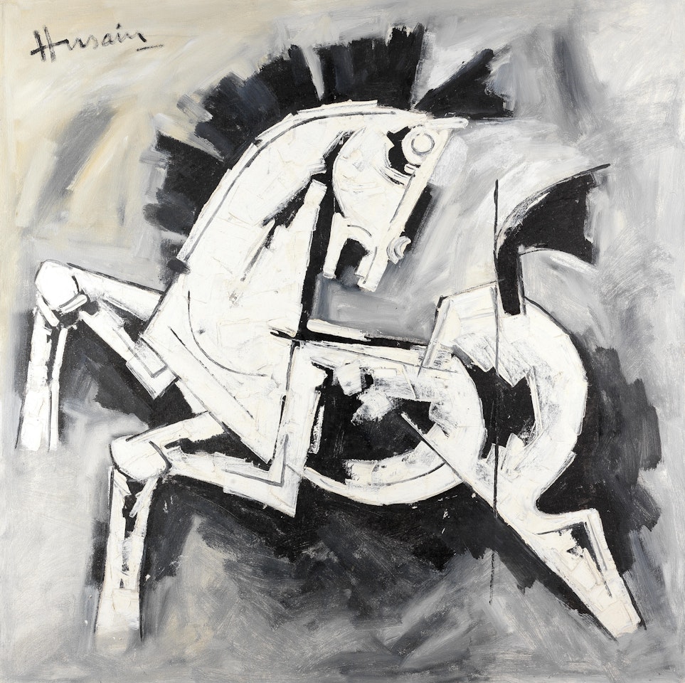 Untitled (Horse) by M.F. Husain
