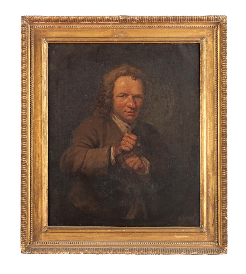 Portrait of a pugilist, possibly John Slack by English School