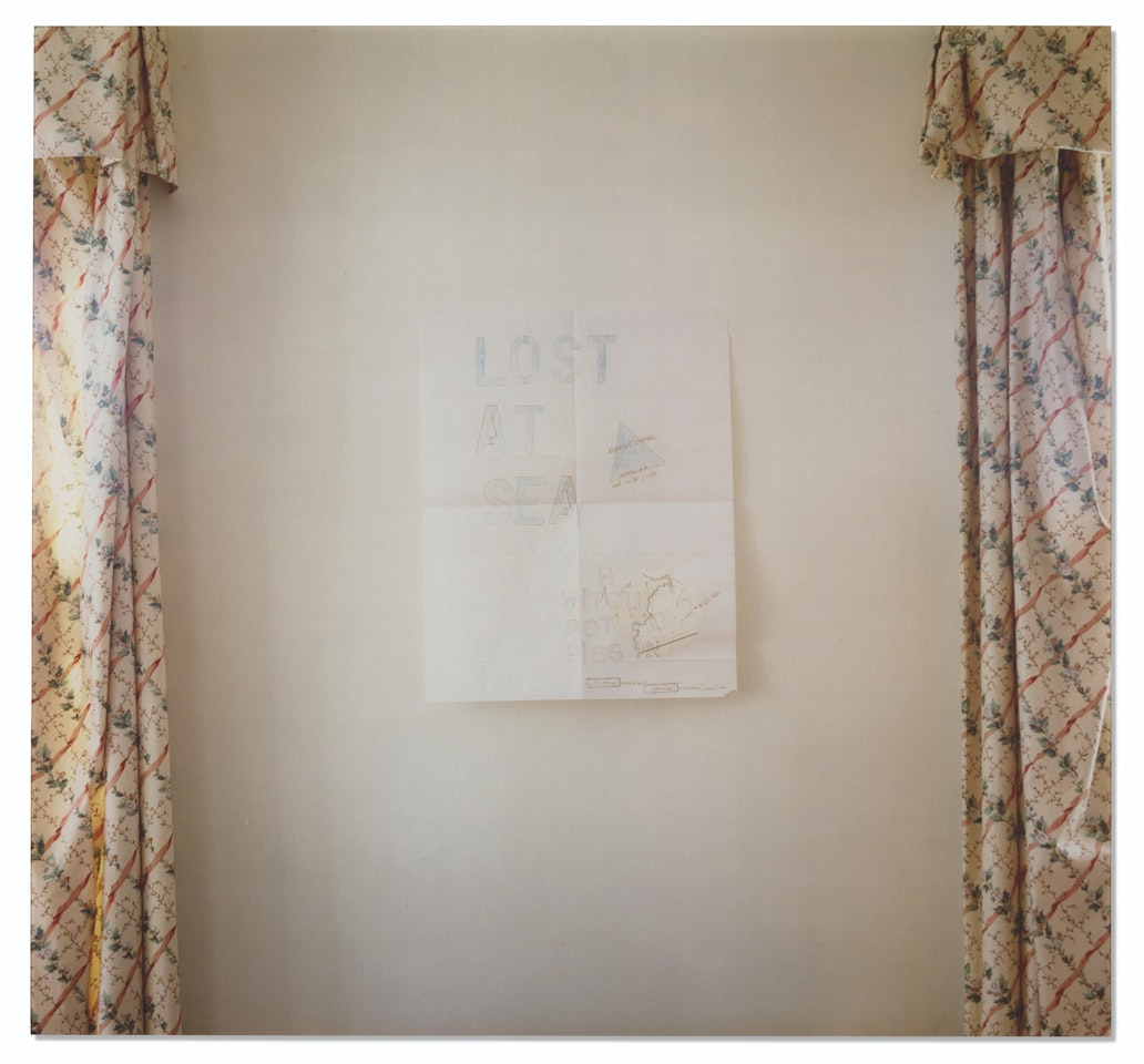 Lost at Sea (Curtains) by Louise Lawler
