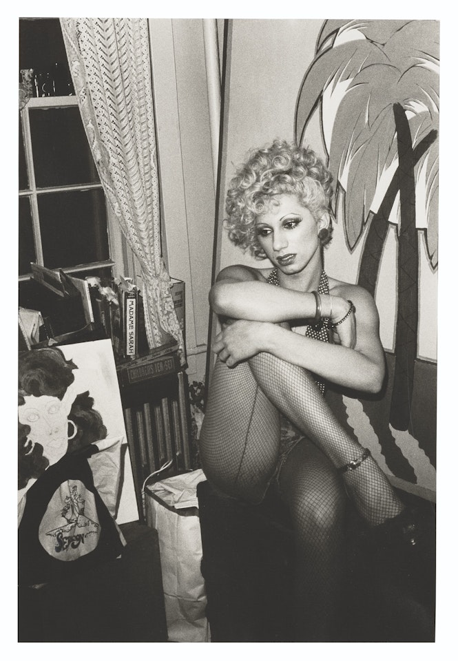 Naomi under the palm tree, Boston by Nan Goldin