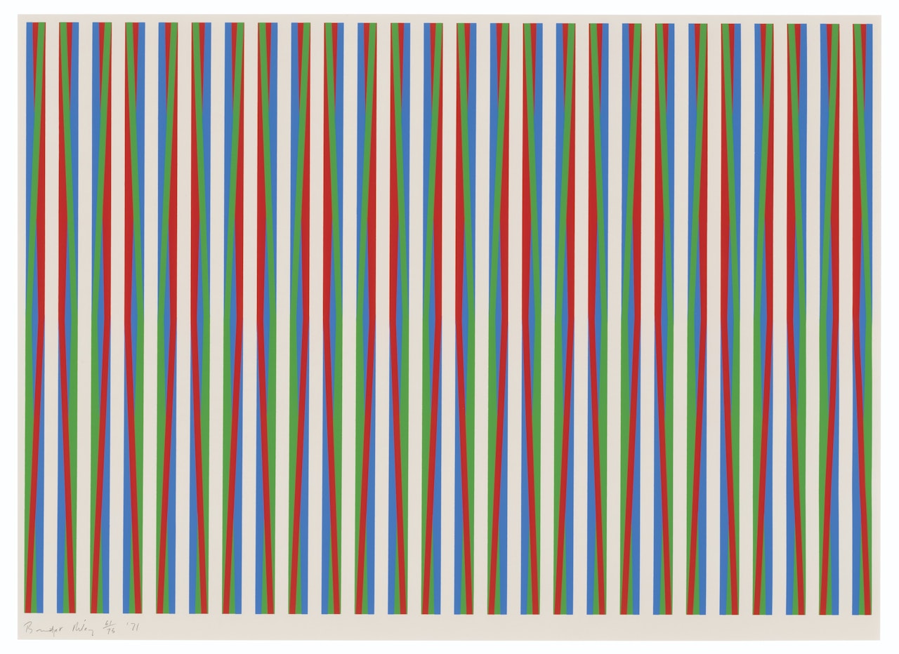 Firebird by Bridget Riley