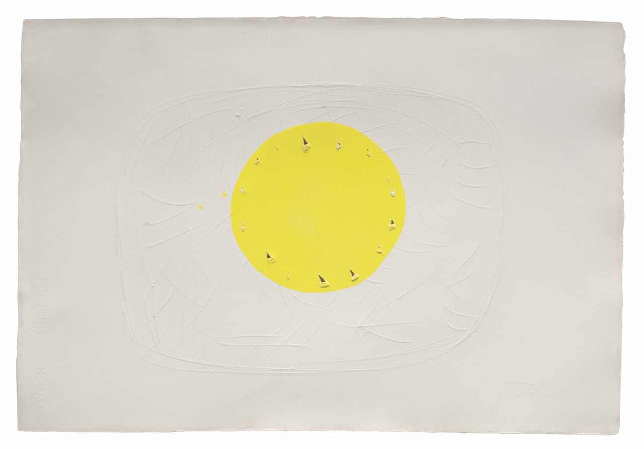 Concetto spaziale by Lucio Fontana