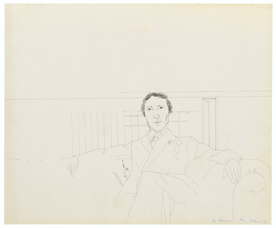 Portrait of Bernard Nevill by David Hockney
