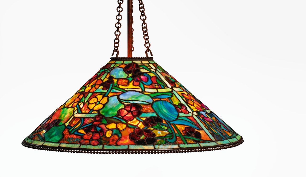"Nasturtium Trellis" Chandelier by Tiffany Studios
