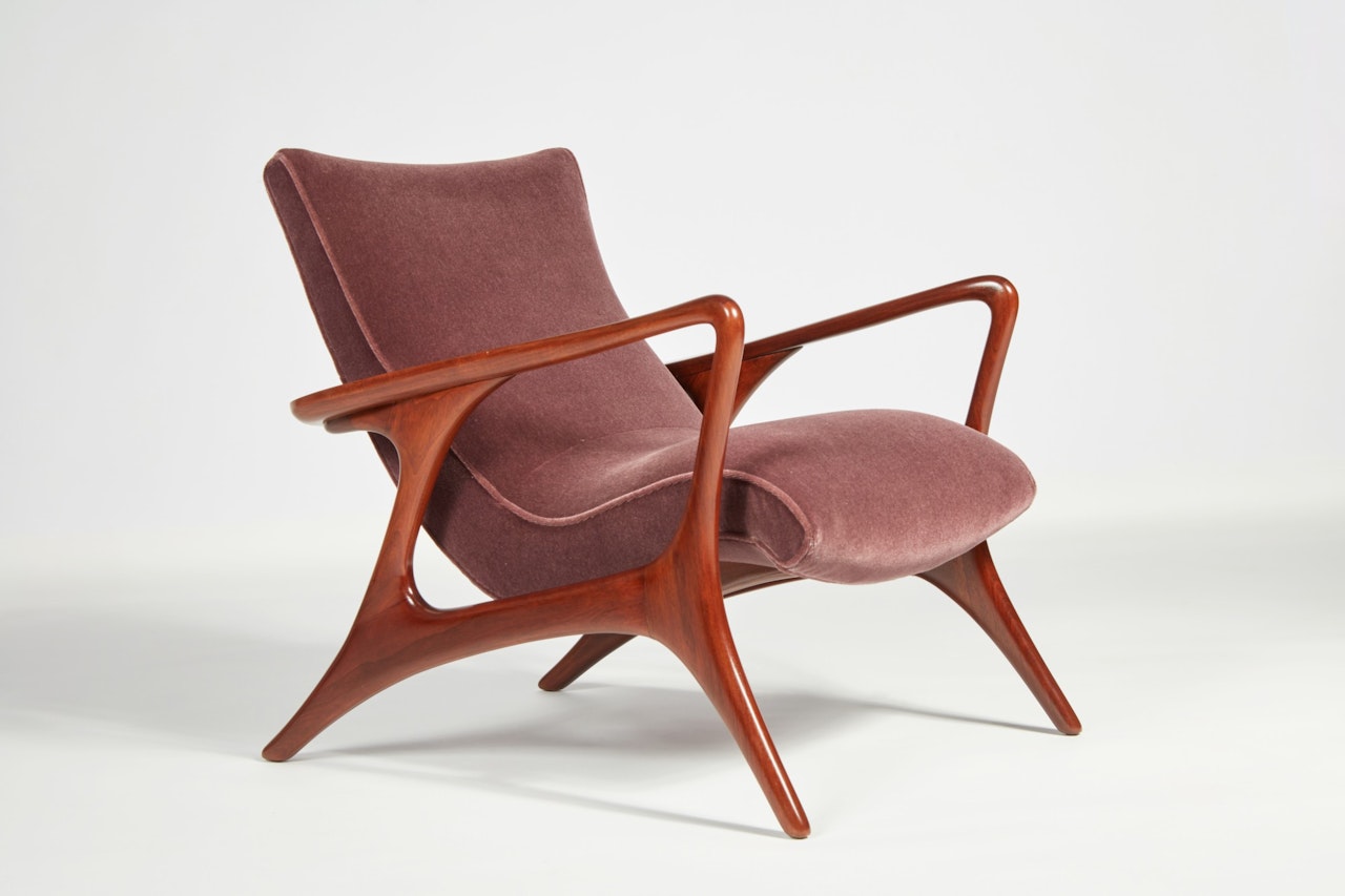 "Contour" Lounge Chair, Model No. 175E by Vladimir Kagan