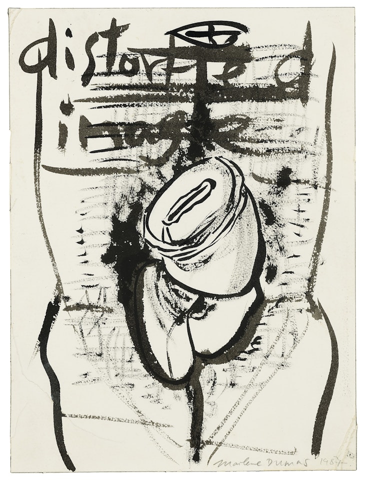 Distorted Image by Marlene Dumas