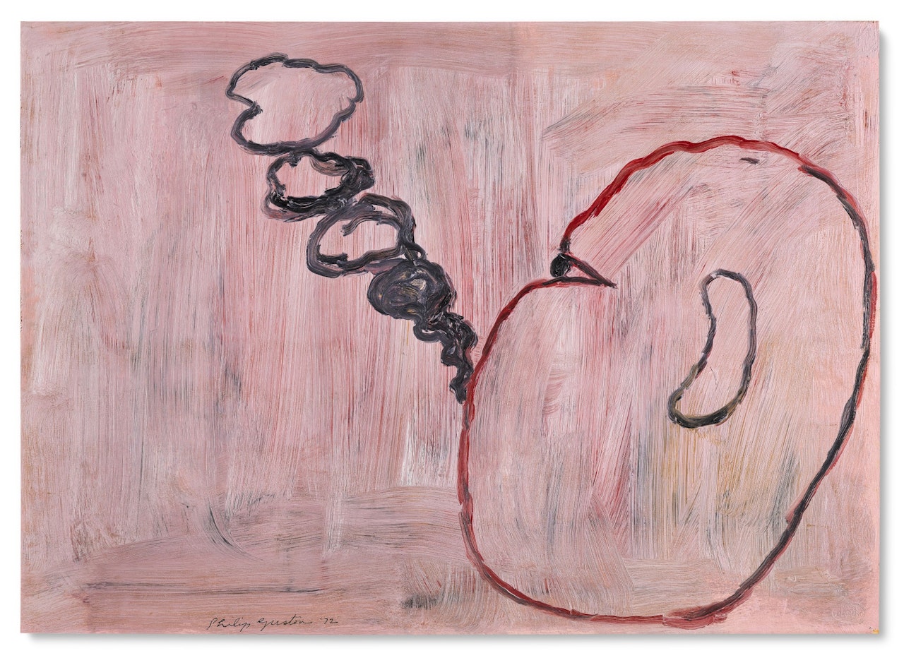 Head Smoking by Philip Guston
