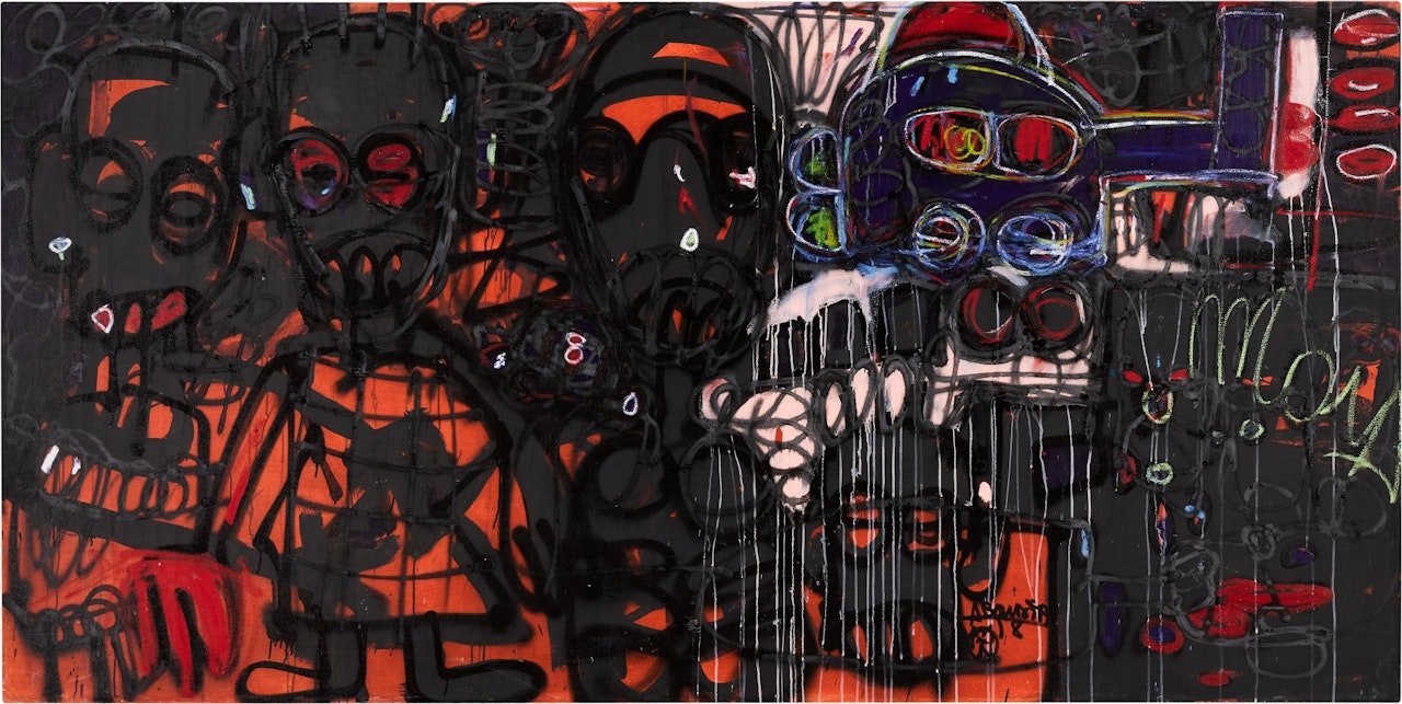 Graffitis by Aboudia Abdoulaye Diarrassouba