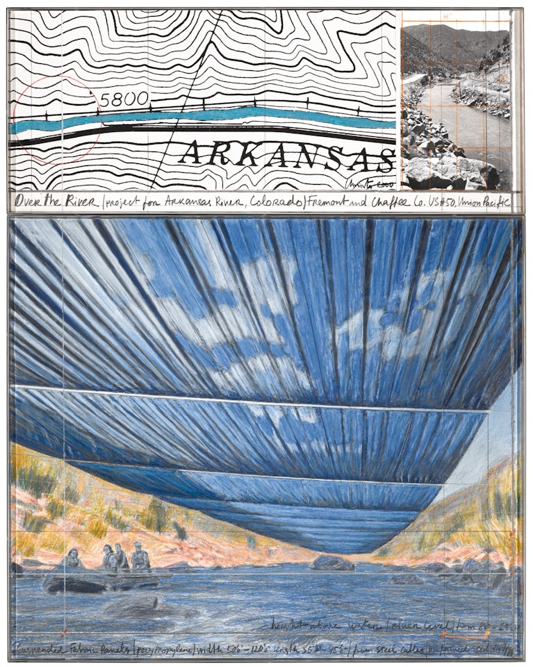 Over the River (Project for Arkansas River, Colorado) by Christo