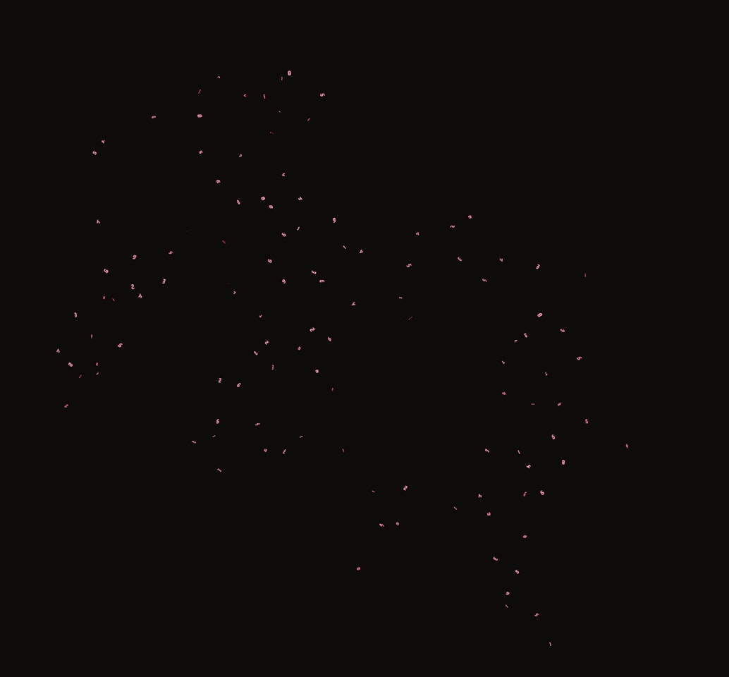 Counter Fragile No 25 by Tatsuo Miyajima