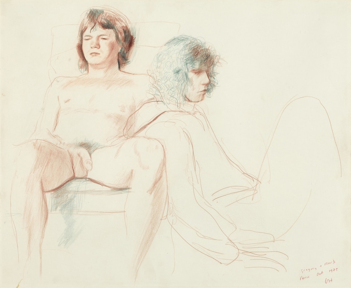 Gregory & Mark by David Hockney