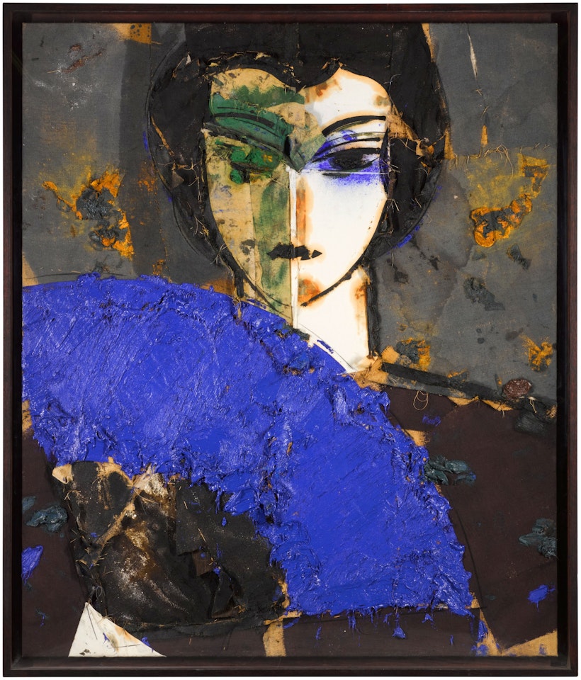 Mujer Con Abanico III by Manolo Valdés