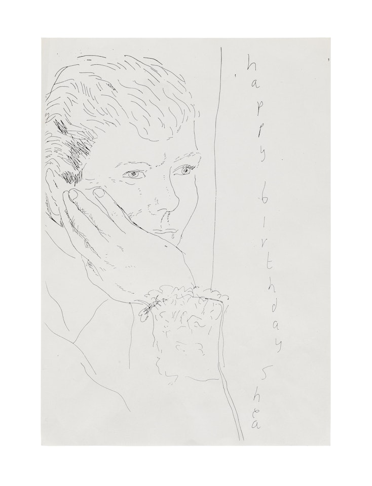 Portrait of Shea by David Hockney