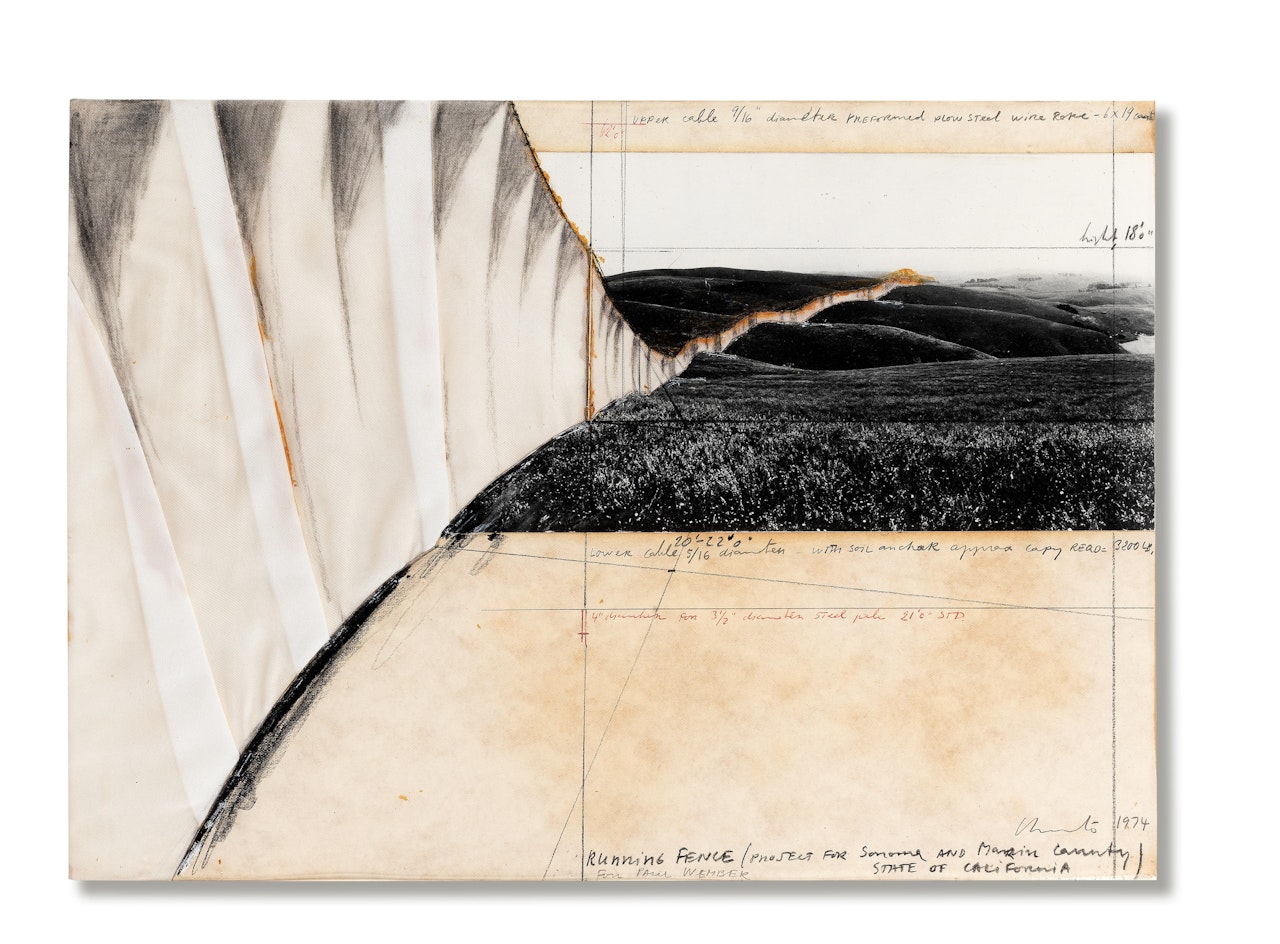 Running Fence (Project for Sonoma and Marin County State of California) by Christo