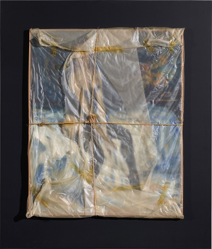 Wrapped Painting by Christo