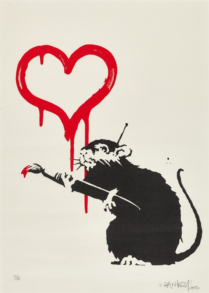Love Rat by Banksy