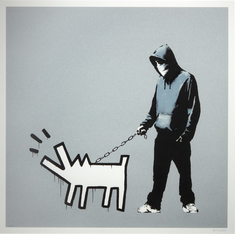 Choose your Weapon (Silver) by Banksy