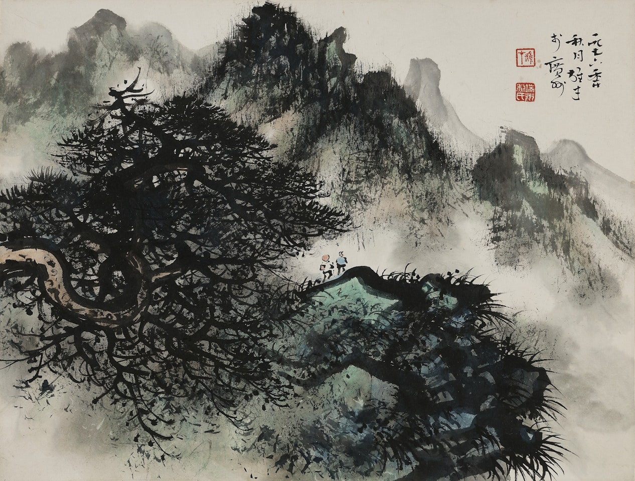 Landscape by Li Xiongcai