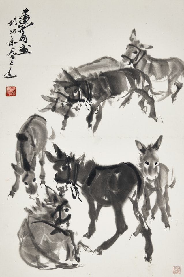 Donkeys by Huang Zhou