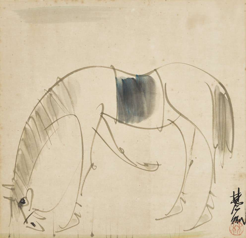 Horse by Lin Fengmian