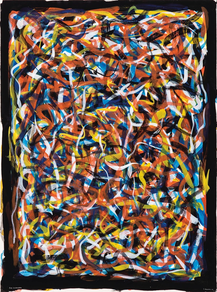 Brushstrokes in all Directions by Sol LeWitt