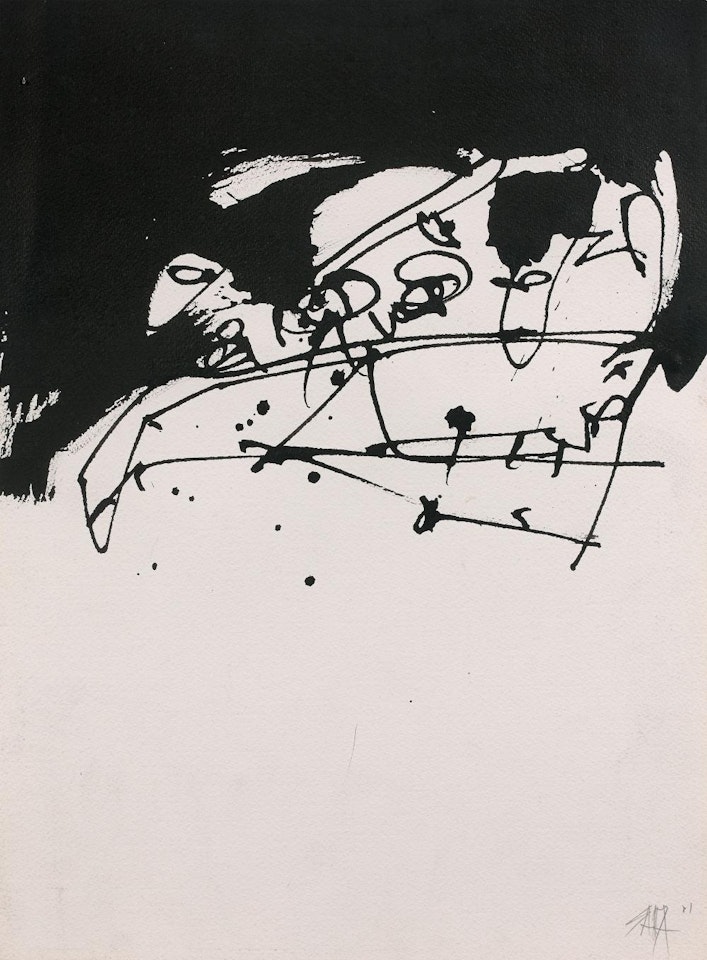 CHIEN DE GOYA by Antonio Saura