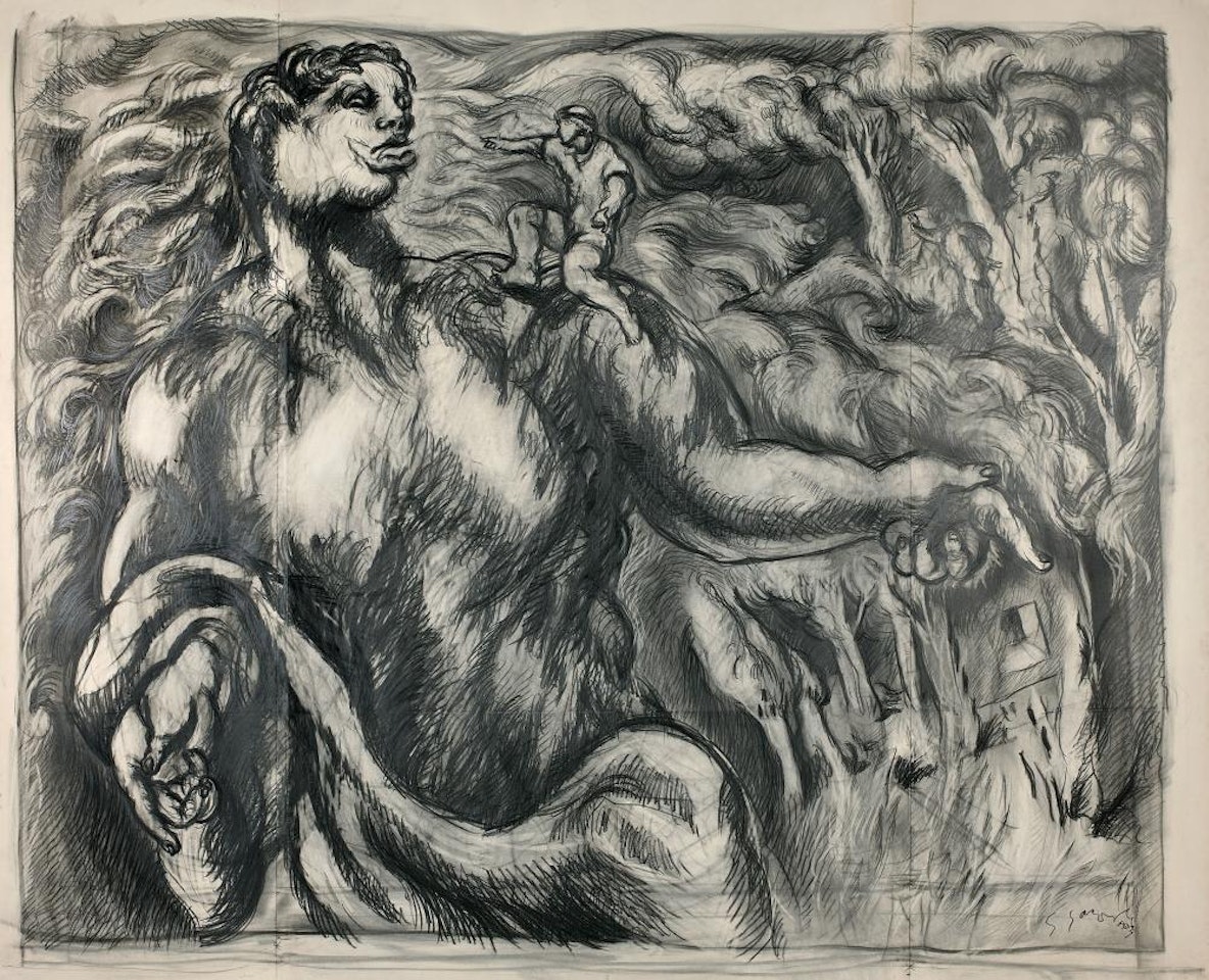 ORION ET CEPHALION by Gérard Garouste
