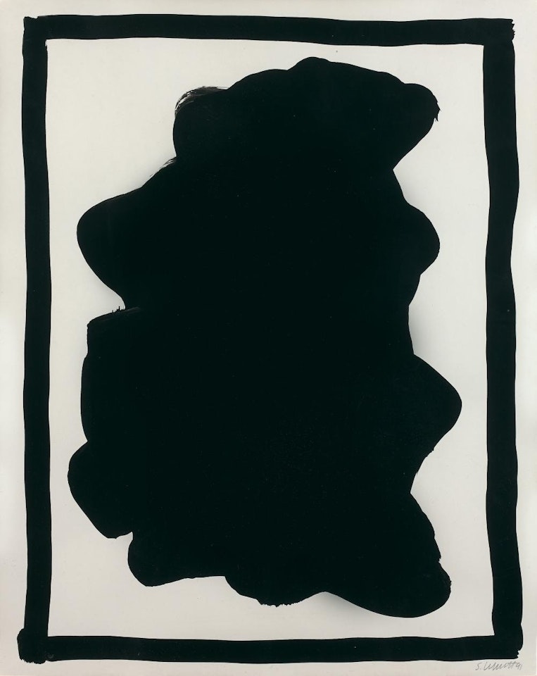 BLACK GOUACHE by Sol LeWitt