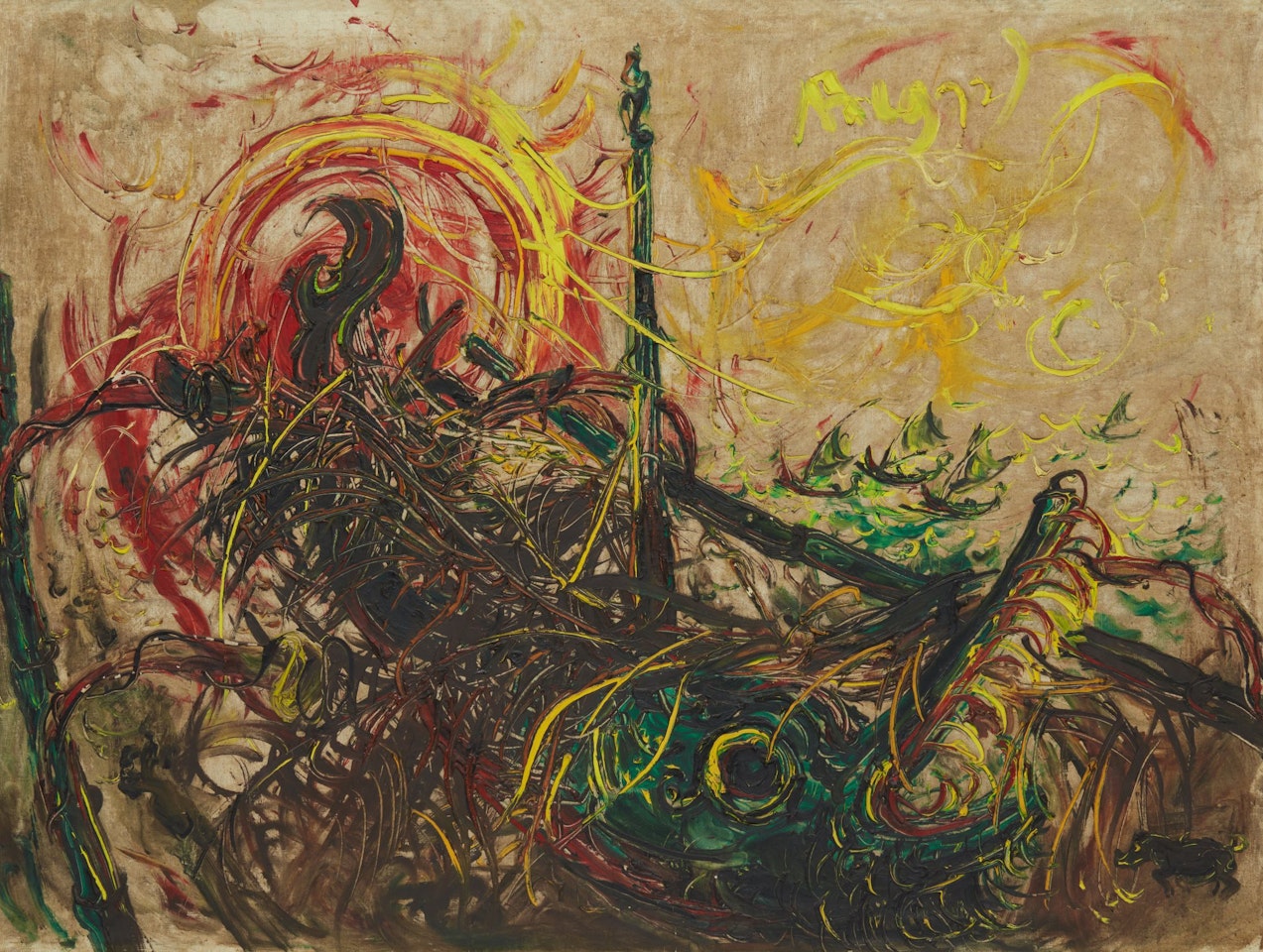 Boats by Affandi