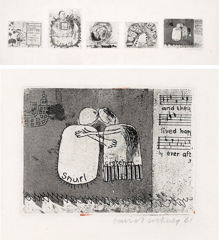Gretchen and the Snurl (E.A. 429, S.A.C. 9, M.C.A.T. 9) by David Hockney