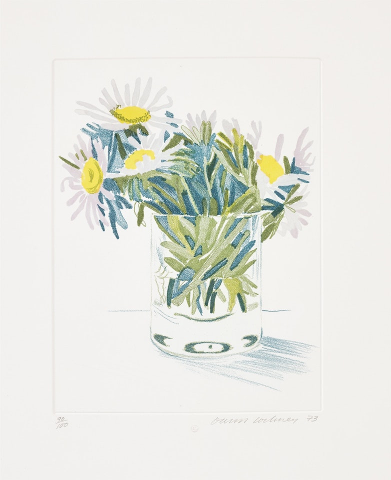 Marguerites (S.A.C. 157, M.C.A.T. 141) by David Hockney