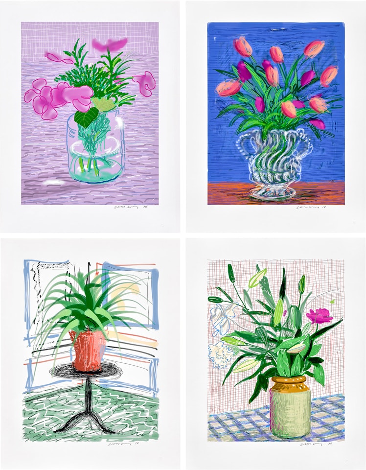 A Bigger Book, Art Edition A-D by David Hockney