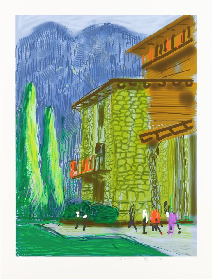 Untitled No. 1, from The Yosemite Suite by David Hockney