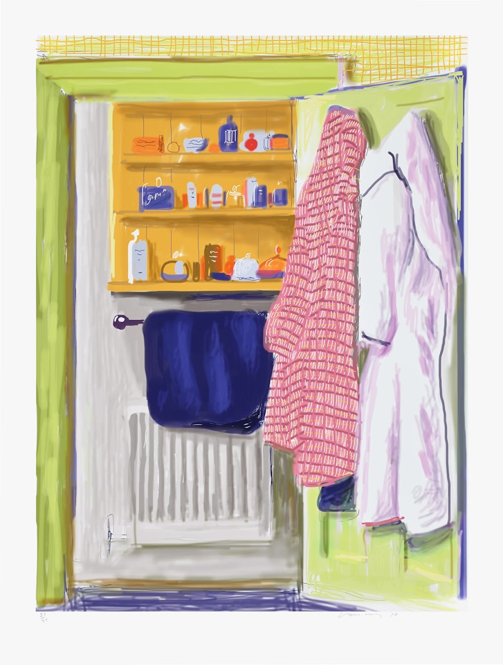 Untitled (577) (Two Robes) by David Hockney