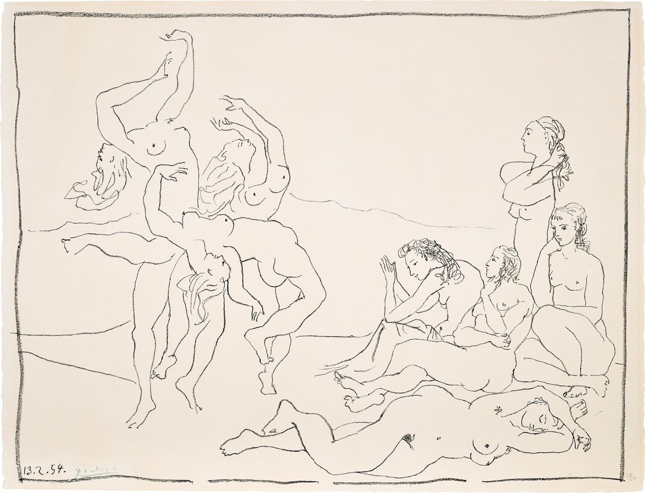 Danses (Dances) (B. 750, M. 246) by Pablo Picasso