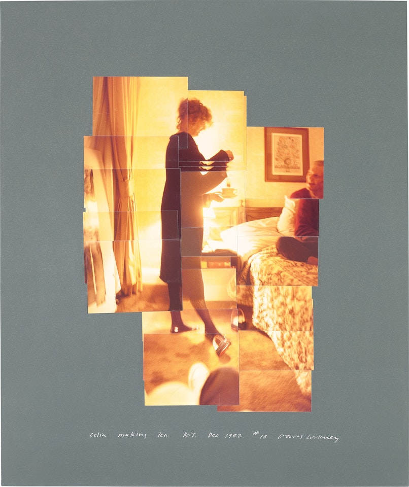 Celia Making Tea, New York, Dec by David Hockney