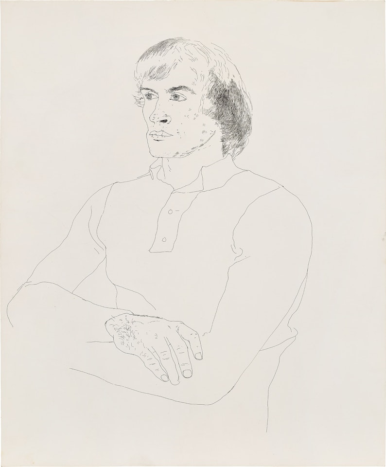 Rudolf Nureyev by David Hockney