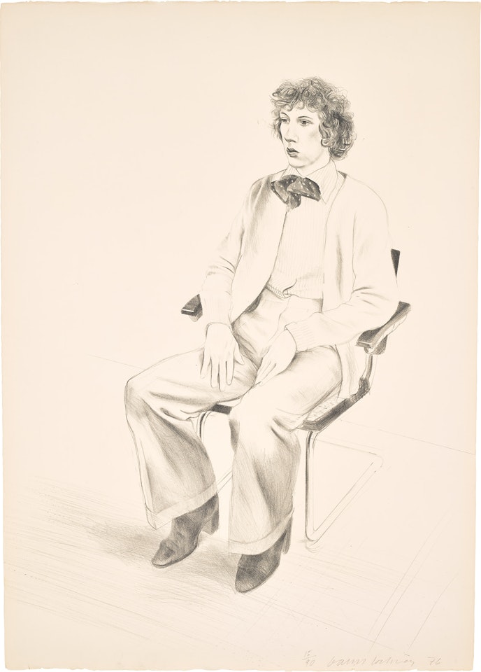 Gregory Evans, from Friends (Gemini G.E.L. 712, M.C.A.T. 165) by David Hockney