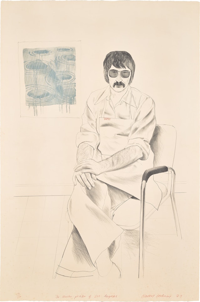The Master Printer of Los Angeles (Gemini G.E.L. 451, S.A.C. 149, M.C.A.T. 139) by David Hockney