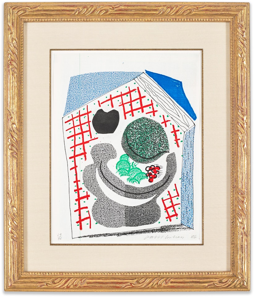 Bowl of Fruit, April  (M.C.A.T. 299) by David Hockney