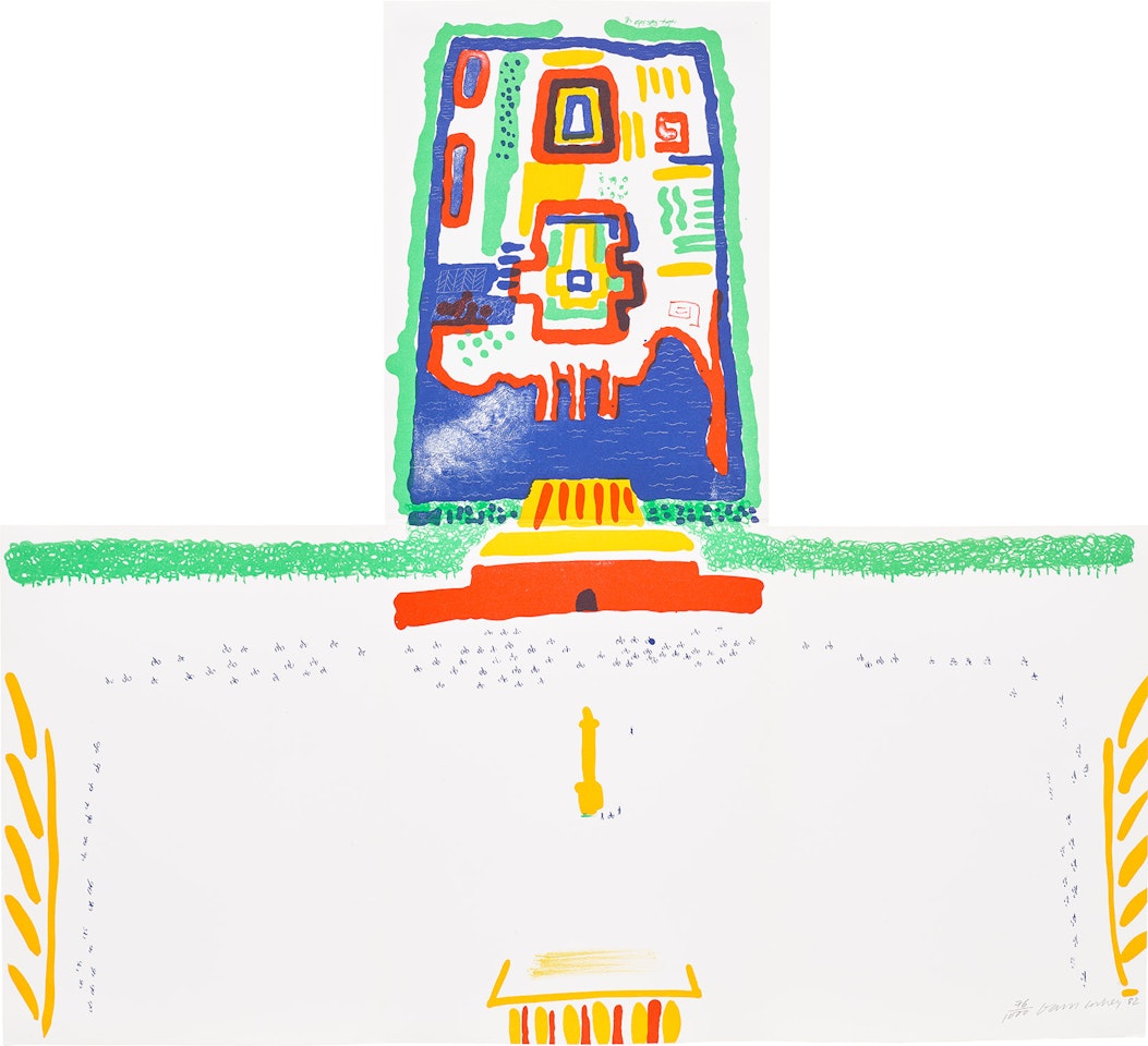 China Diary (M.C.A.T. 254) by David Hockney