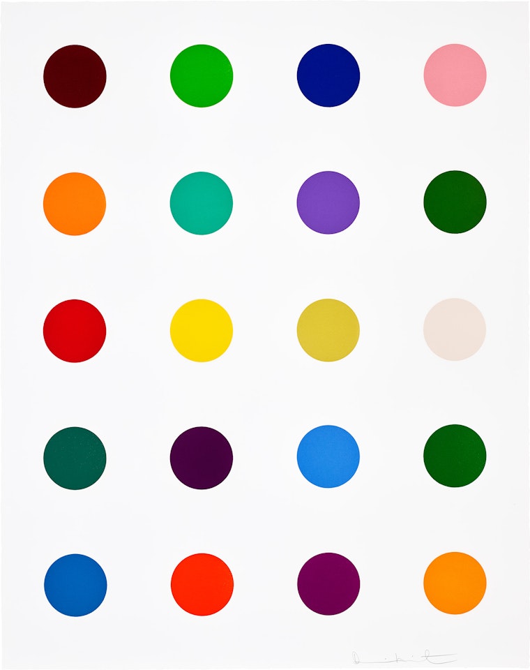 Ala Met, from 40 Woodcut Spots by Damien Hirst