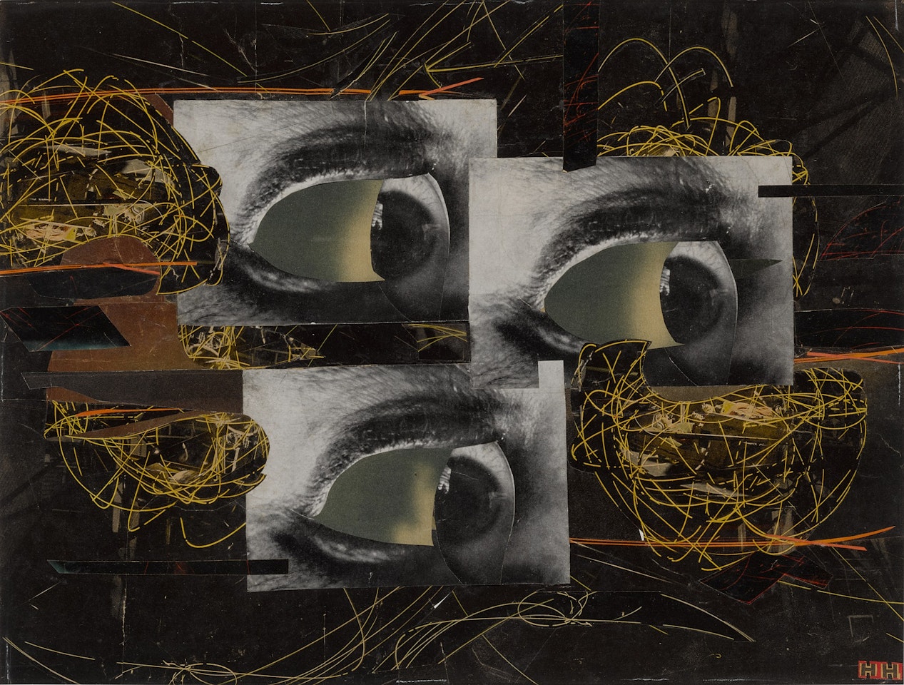 Augen (Eyes) by Hannah Höch