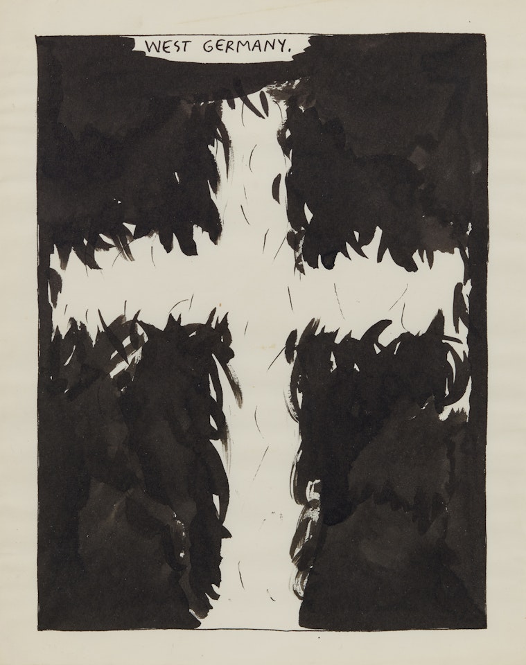 Untitled (West Germany) by Raymond Pettibon