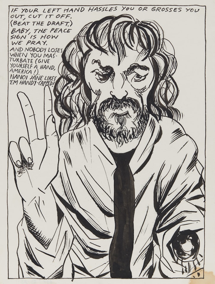 Untitled (If your left Hand...) by Raymond Pettibon