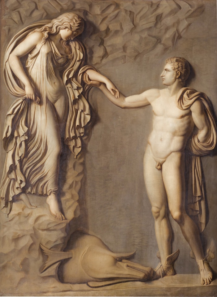 Perseus delivering Andromeda from the sea-monster by Italian School