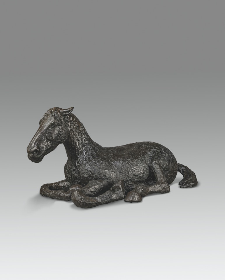 Lying Down Horse II by Elisabeth Frink