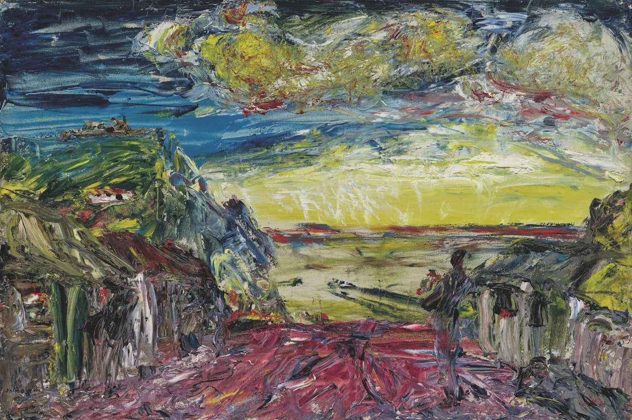 A Sea Town by Jack Butler Yeats